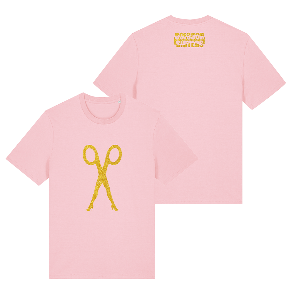 SS Glitter Logo Pink Tee