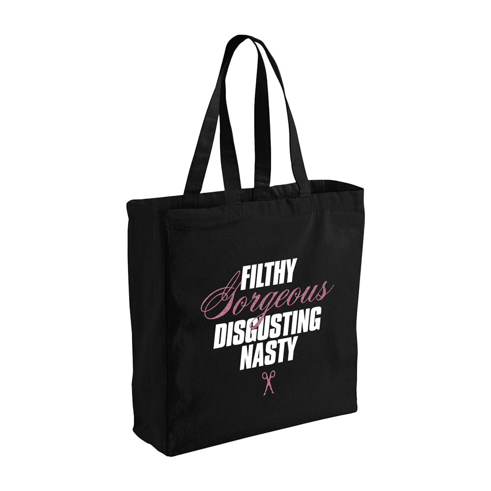 SS FGDN Glitter Black Tote