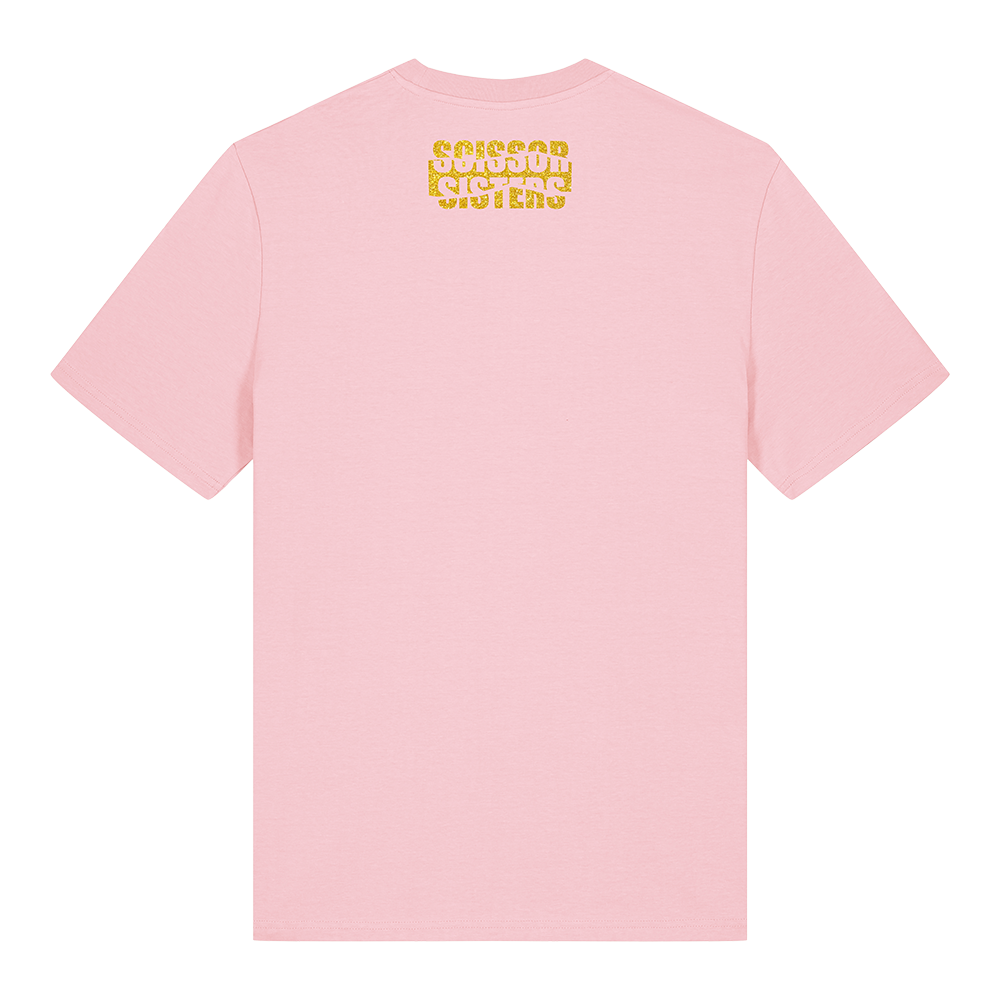 SS Glitter Logo Pink Tee